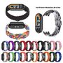 F�r Xiaomi Mi Band 8 Elastisches Design Sport gewebtes Nylon Band 
