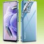 F�r Xiaomi Redmi 12 Silikon TPU Transparent Handy Tasche H�lle Case 