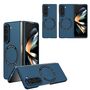 F�r Samsung Galaxy Z Fold5 5G Magnet Magsafe Handy H�lle Etuis Blau