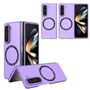 F�r Samsung Galaxy Z Fold5 5G Magnet Magsafe Handy H�lle Etuis Lila