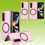 F�r Samsung Galaxy Z Fold5 5G Magnet Magsafe Handy H�lle Etuis Pink