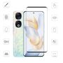 F�r Honor 90 Pro 2x 4D Premium 0,3 mm H9 Curved Hart Glas Panzer Schwarz Folie Schutz H�lle Neu
