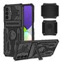 F�r Samsung Galaxy A54 5G Shockproof Armor H�lle mit Armband Schutz Schwarz 