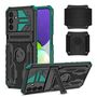F�r Samsung Galaxy A54 5G Shockproof Armor H�lle mit Armband Schutz Gr�n 