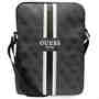 Guess Universell bis 10 Tablet Tasche 4G Stripes Tablet Bag Schwarz