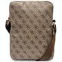 Guess Universell bis 10 Tablet Tasche 4G Stripes Tablet Bag Braun
