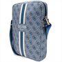 Guess Universell bis 10 Tablet Tasche 4G Stripes Tablet Bag Blau