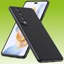 F�r Honor 90 Pro Silikon TPU Schwarz Handy Tasche H�lle Case Cover Etuis