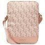 Guess Universelle Tasche Tragetasche Umhngetasche GCube Stripe Pink