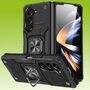 F�r Samsung Galaxy Z Fold5 5G Armor Magnet Ring Cover Handy H�lle Case