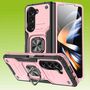 F�r Samsung Galaxy Z Fold5 5G Armor Magnet Ring Cover Handy H�lle Neu 