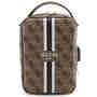 Guess Universell Tablet Tasche Umhngetasche 4G Printed Stripes Braun