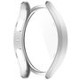 F�r Samsung Galaxy Watch 6 40mm 360 Grad Schutzh�lle mit Glas Silber