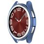 F�r Samsung Galaxy Watch 6 Classic 47mm Smartwatch Schutzh�lle Blau 