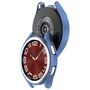 F�r Samsung Galaxy Watch 6 Classic 47mm Smartwatch Schutzh�lle Blau 
