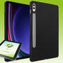 F�r Samsung Galaxy Tab S10 Plus / S9 Plus FE H�lle + H9 Hart Glas
