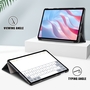 Fr Honor Pad X9 / X8 Pro 3folt Wake UP Smart Cover Schwarz Tasche Etuis Hlle