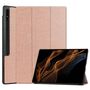 F�r Samsung Galaxy Tab S10 / S9 / S8 Ultra 3folt Wake UP Smart Cover Rose Gold Tasche Etuis H�lle