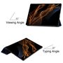 F�r Samsung Galaxy Tab S10 / S9 / S8 Ultra 3folt Wake UP Smart Cover Dunkelblau Tasche Etuis H�lle