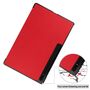 F�r Samsung Galaxy Tab S10 / S9 / S8 Ultra 3folt Wake UP Smart Cover Rot Tasche Etuis H�lle