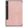 F�r Samsung Galaxy Tab S10 Plus / S9 Plus FE Plus / S8 Plus 3folt Wake UP Rose Gold Tasche H�lle