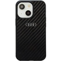 Audi Apple iPhone 14 Schutzh�lle Tasche Case Cover Carbon Faser Schwarz