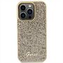 Guess Apple iPhone 15 Pro Schutzh�lle Cover Disco Metal Script Gold