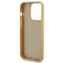Guess Apple iPhone 15 Pro Schutzh�lle Cover Disco Metal Script Gold