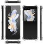 F�r Samsung Galaxy Z Flip5 5G PC + TPU Schutz Handy H�lle Transparent