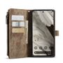 Fr Google Pixel 8 CaseMe Handy Tasche Kunstleder Hlle Etui Braun