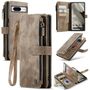 Fr Google Pixel 8 CaseMe Handy Tasche Kunstleder Hlle Etui Braun