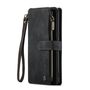 F�r Google Pixel 8 CaseMe Handy Tasche Kunstleder H�lle Etui Schwarz