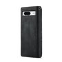F�r Google Pixel 8 CaseMe Handy Tasche Kunstleder H�lle Etui Schwarz