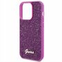 Guess Apple iPhone 15 Pro Max Schutzhlle Disco Metal Script Lila
