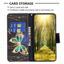 F�r Motorola Moto G14 Kunstleder Handy Tasche Book Motiv 4 Etuis Case H�lle