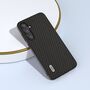 F�r Samsung Galaxy S23 FE ABEEL Carbon Textur Schutz H�lle Case Cover