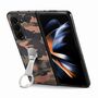 F�r Samsung Galaxy Z Fold5 5G Camouflage Schutzh�lle mit Ringhalter