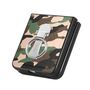 F�r Samsung Galaxy Z Flip5 5G Camouflage Schutzh�lle mit Ringhalter