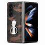F�r Samsung Galaxy Z Fold5/Flip5 5G Camouflage Schutzh�lle + Ringhalter