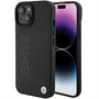BMW Apple iPhone 15 Schutzh�lle Case Cover Leather Hot Stamp Schwarz