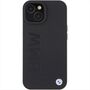 BMW Apple iPhone 15 Schutzh�lle Case Cover Leather Hot Stamp Schwarz