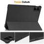 F�r Xiaomi Redmi Pad 2 / SE 11 Zoll 3folt Wake UP Smart Cover Schwarz Tasche Etuis H�lle