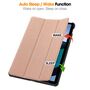 F�r Xiaomi Redmi Pad 2 / SE 11 Zoll 3folt Wake UP Smart Cover Rose Gold Tasche Etuis H�lle