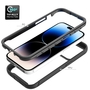 Fr Apple iPhone 15 Pro Schock robuste TPU / PC verstrkte Rnder Case