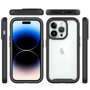 Fr Apple iPhone 15 Pro Schock robuste TPU / PC verstrkte Rnder Case