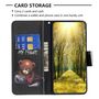 F�r Apple iPhone 15 Pro Kunstleder Handy Tasche Book Motiv 6 Etuis