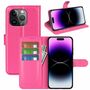 F�r Apple iPhone 15 Pro Max Handy Tasche Wallet Premium Schutz H�lle Case Cover Etuis Neu Zubeh�r Pink