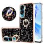 F�r Honor 90 Lite Design Series TPU / PC Handy H�lle Cover + Ring Neu
