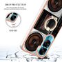 F�r Honor 90 Lite Design Series TPU / PC Handy H�lle Cover + Ring Neu