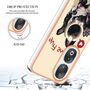 F�r Honor 90 5G Design Series TPU / PC Handy H�lle Cover Etuis + Ring